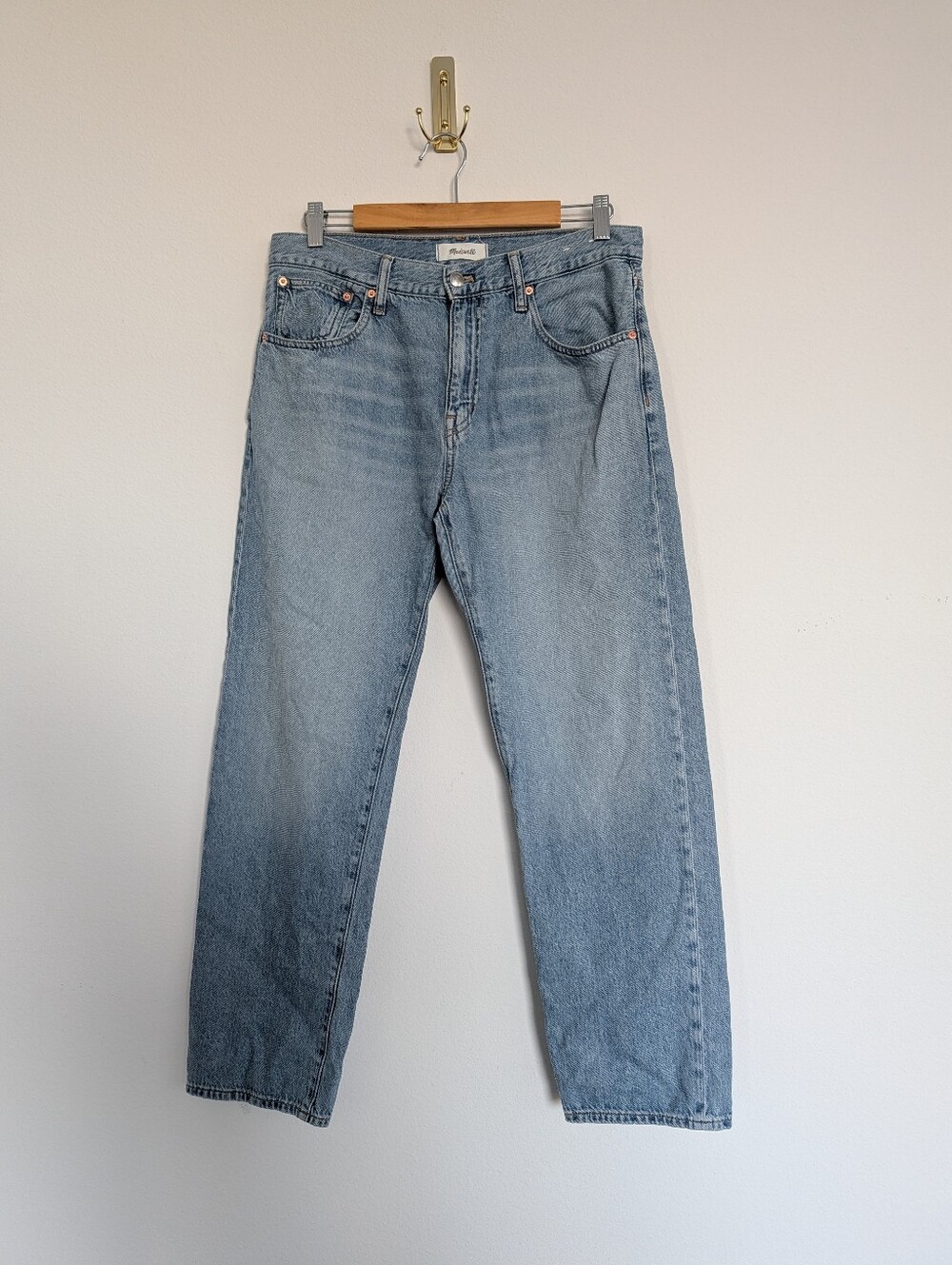 Madewell Dean Easy Straight Jeans